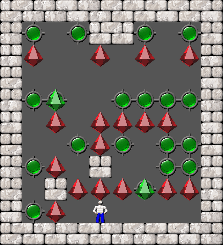 Сокобан Bugs collection 2 уровень 76